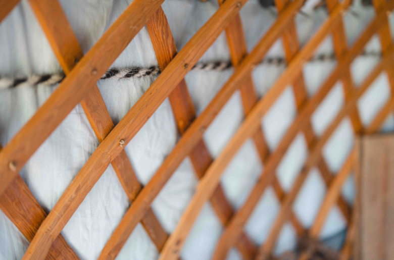 <i>The wall lattice framework of a Mongolian Ger</i>